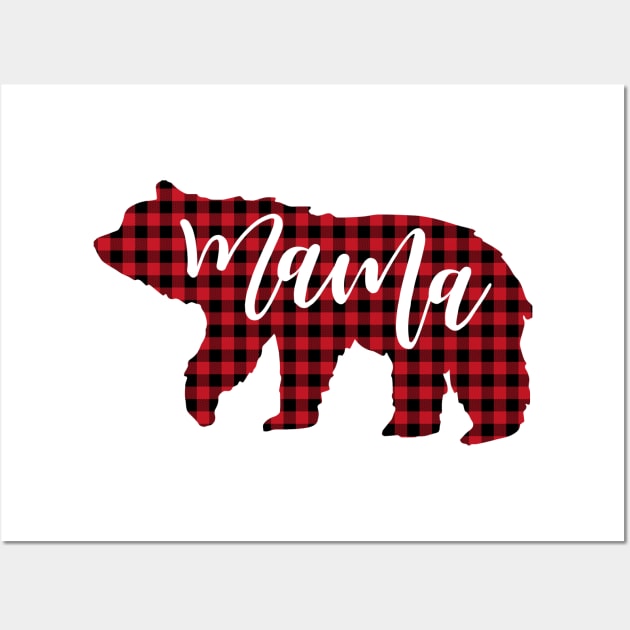 Mama Bear Wall Art by iconicole